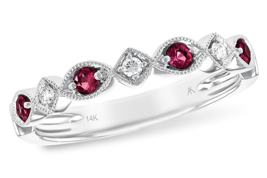 L129-29680: LDS WED RG .20 RUBY .26 TGW