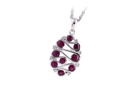 L221-16925: NECK .70 RUBY .75 TGW