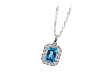 L223-85116: NECK 1.75 BLUE TOPAZ 1.86 TGW