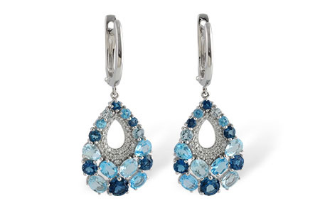 L223-89707: EARR 4.01 BLUE TOPAZ 4.24 TGW