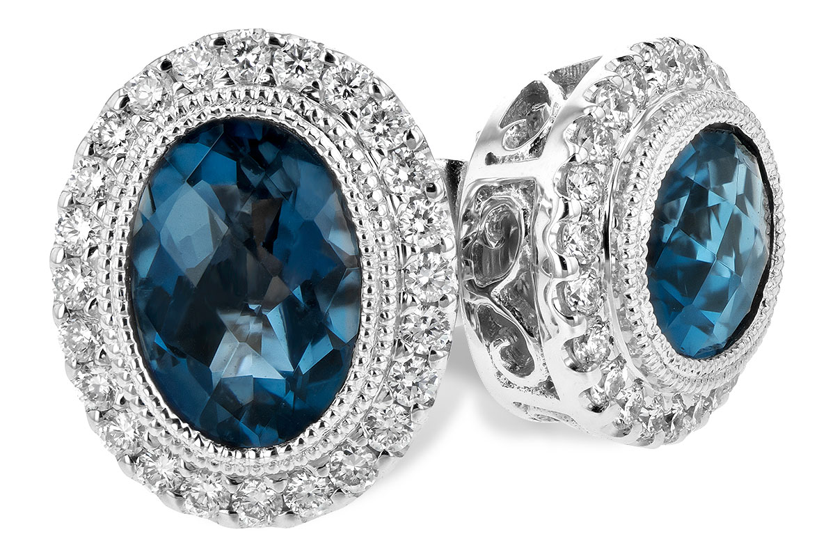 L225-65107: EARR 1.76 LONDON BLUE TOPAZ 2.01 TGW