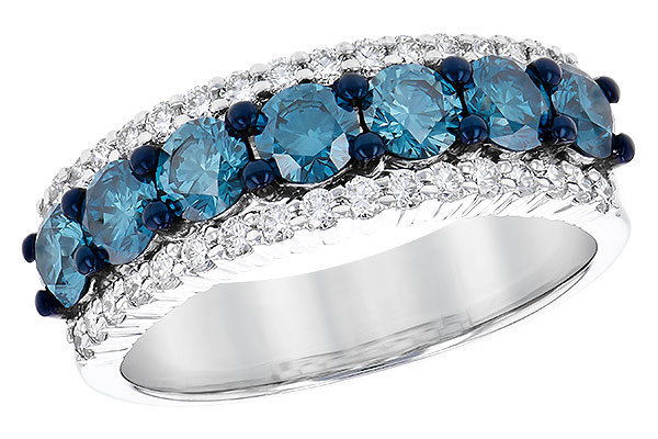 L225-66961: LDS WED RG 1.26 BLUE DIAS 1.70 TGW