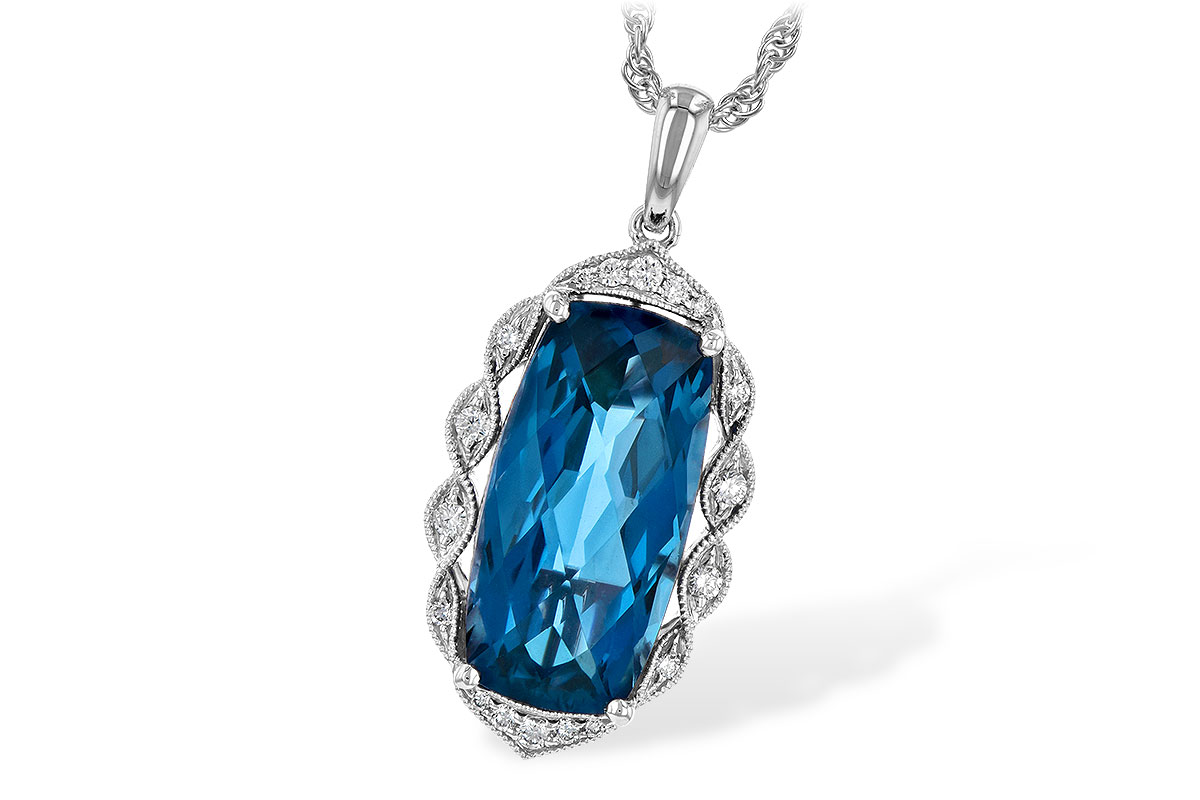 L226-56007: NECK 6.70 LONDON BLUE TOPAZ 6.81 TGW