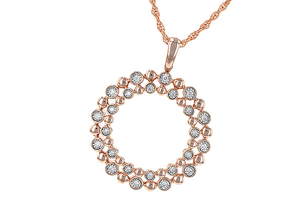 L226-59652: NECKLACE .12 TW
