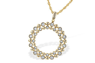 L226-59652: NECKLACE .12 TW