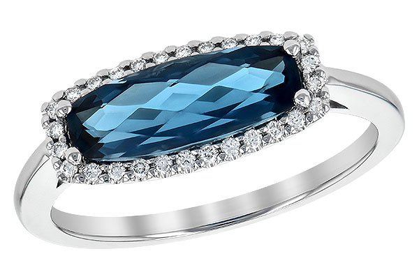 L226-59716: LDS RG 1.79 LONDON BLUE TOPAZ 1.90 TGW