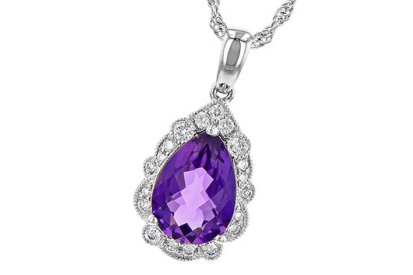 L226-62389: NECKLACE 1.53 AMETHYST 1.68 TGW (10x7 PS)