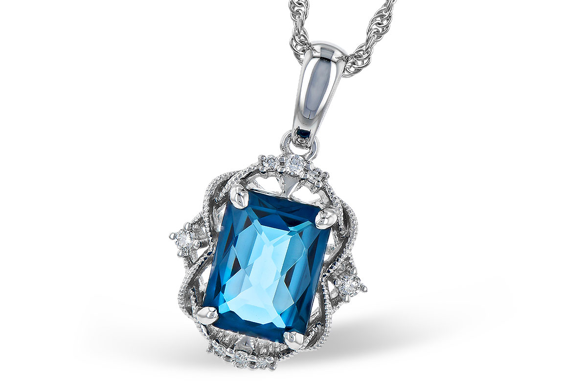 L309-30580: NECK 1.68 LONDON BLUE TOPAZ 1.73 TGW (8x6MM LBT)