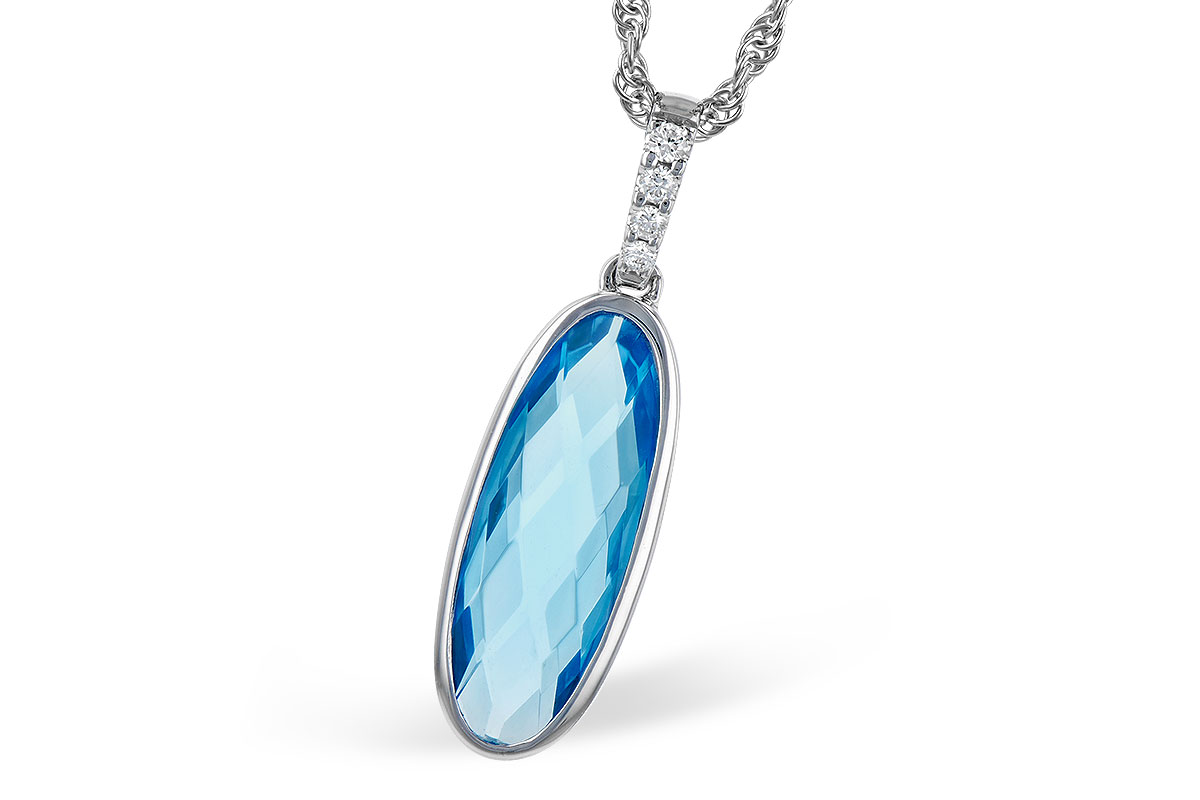 L309-30607: NECK 1.90 BLUE TOPAZ 1.93 TGW