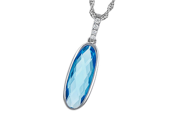 L309-30607: NECK 1.90 BLUE TOPAZ 1.93 TGW