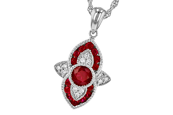 L309-30625: NECK .63 TW RUBY .70 TGW