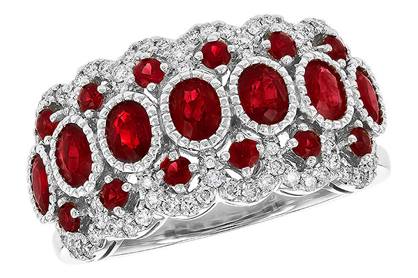 L309-30634: LDS WED RG 1.90 TW RUBY 2.15 TGW