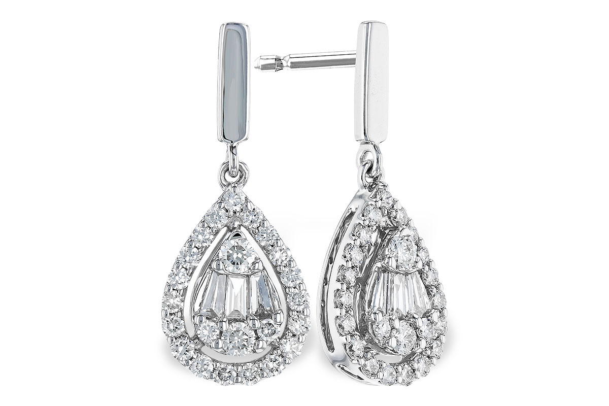 L310-19698: EARRINGS .08 TW BAG .40 TW