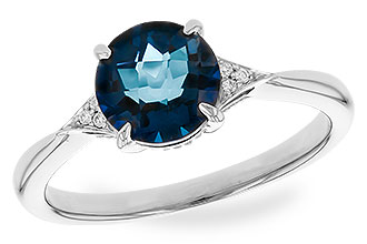 L310-23307: LDS RG 1.60 LONDON BLUE TOPAZ 1.62 TGW (7MM RD)