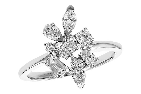 L310-26089: LDS DIA RG .75 TW FANCY CUT DIAMONDS