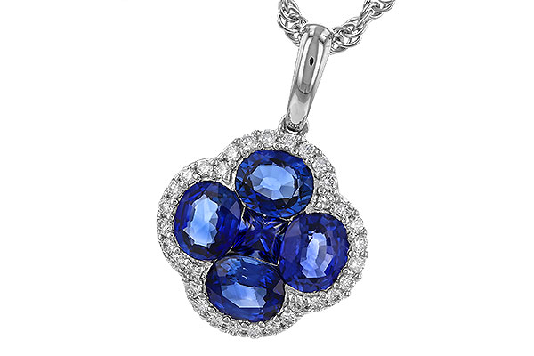 L311-10634: NECKLACE 1.72 SAPPHIRE 1.87 TGW