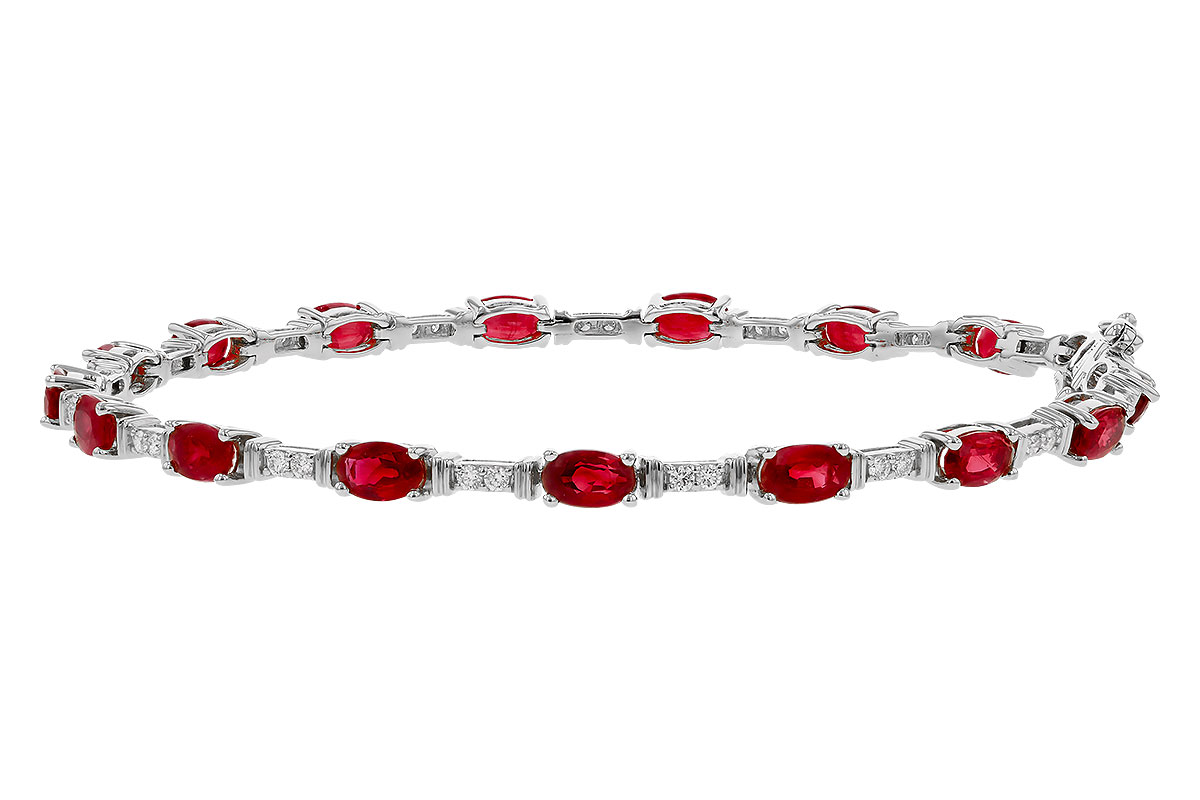 L311-11543: BRACELET 4.65 RUBY 4.97 TGW (7")