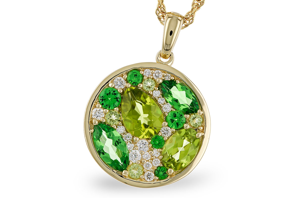 L311-13298: NECK 2.20 TW SEMI-PRECIOUS (TSAV, PER) 2.37 TGW