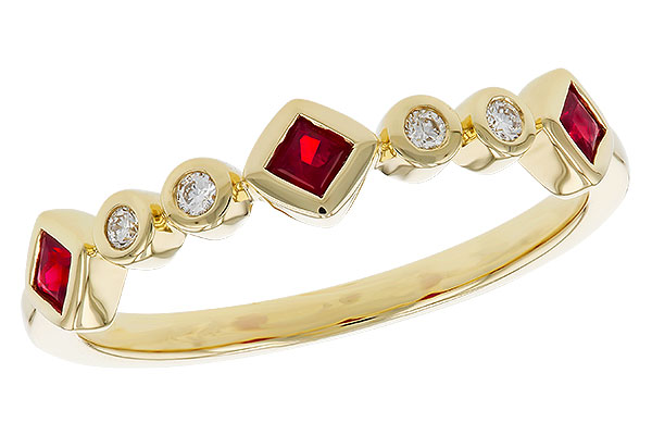 L311-13352: LDS WED RG .22 RUBY .27 TGW