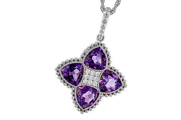 L311-14189: NECKLACE 2.22 AMETHYST 2.28 TGW