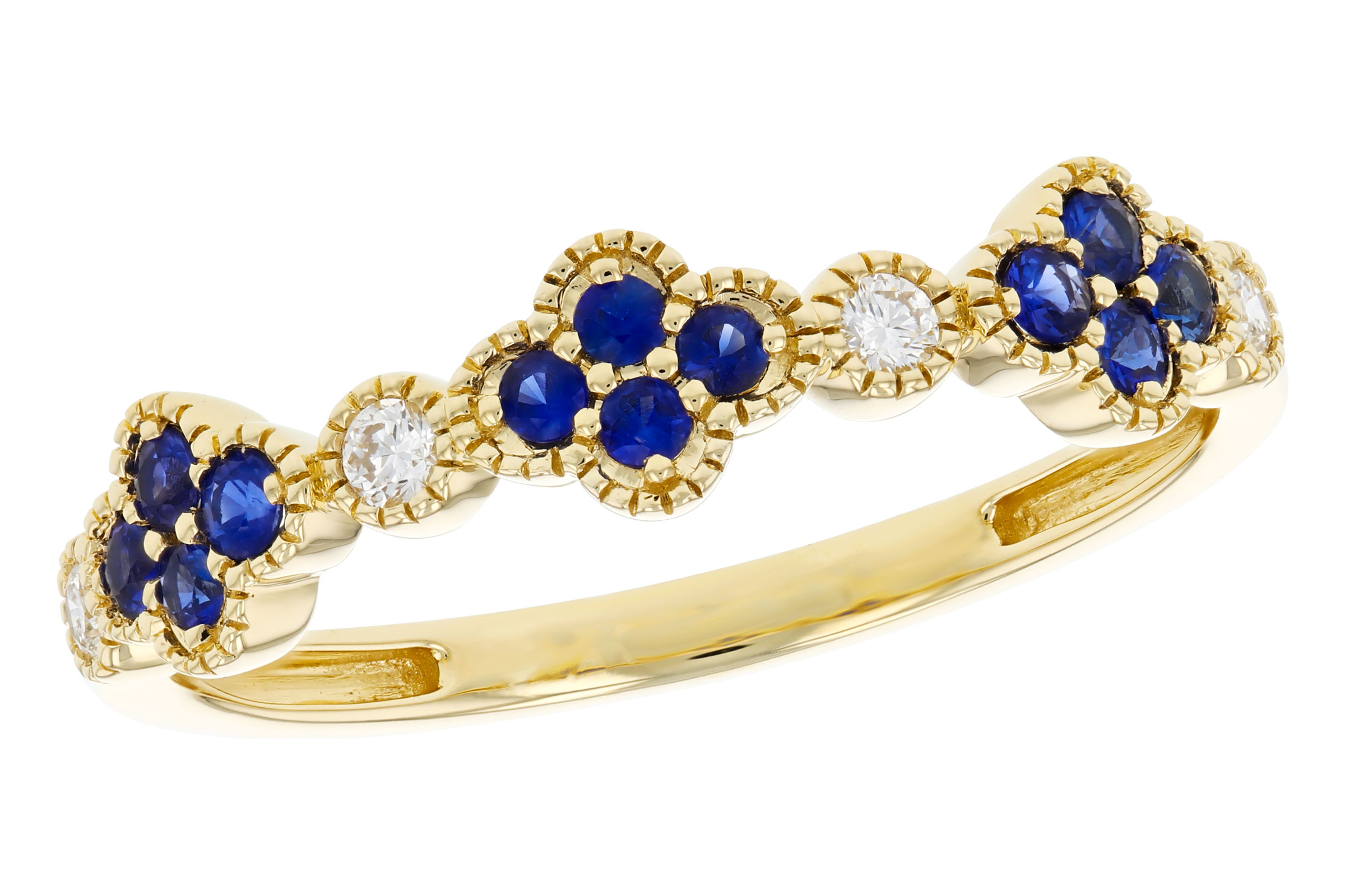 L312-03298: LDS WED RG .23 TW SAPPHIRE .31 TGW