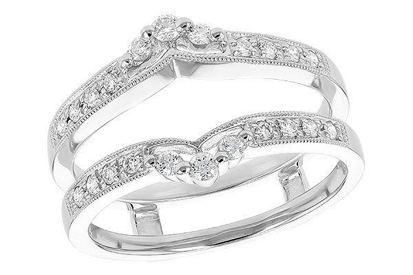L312-03307: F129-28753 GUARD RG IN PLATINUM .28 TW