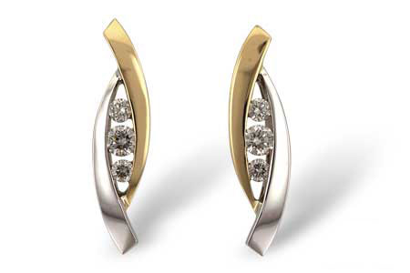M036-62398: EARRINGS .27 TW