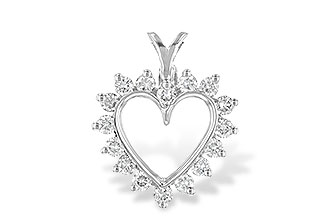 M042-94270: HEART PENDANT .45 TW