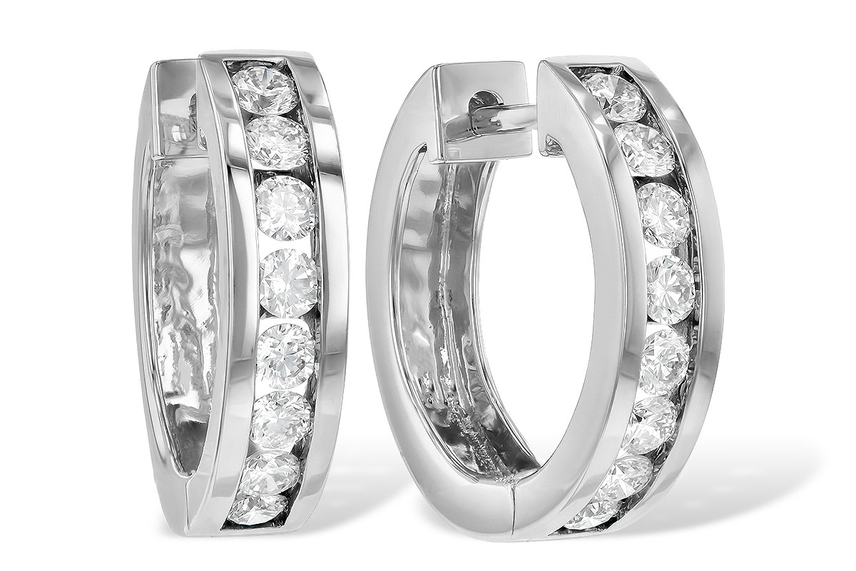 M222-03289: EARRINGS 1 CT TW