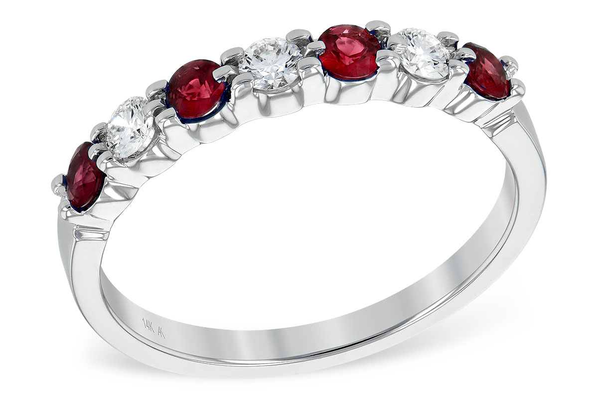 M222-07861: LDS WED RG .35 RUBY .55 TGW