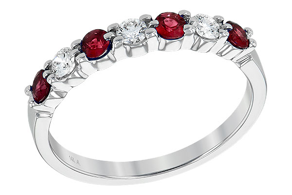 M222-07861: LDS WED RG .35 RUBY .55 TGW