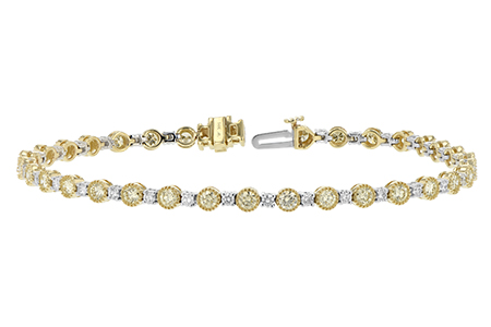 M224-81470: BRACELET 2.22 YELLOW DIA 3.04 TW