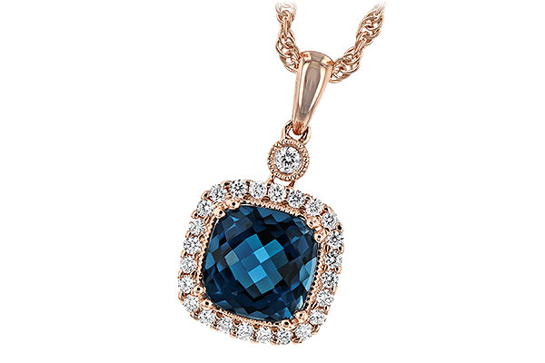 M225-65098: NECK 1.63 LONDON BLUE TOPAZ 1.80 TGW (7MM LBT)