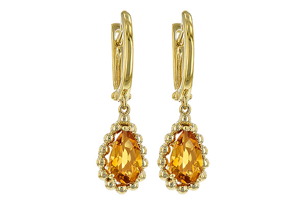 M225-67889: EARR 1.40 CITRINE TW
