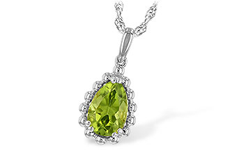 M225-67898: NECKLACE 1.30 CT PERIDOT