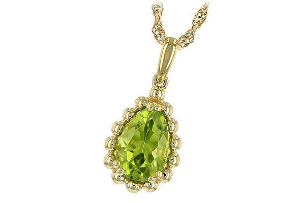 M225-67898: NECKLACE 1.30 CT PERIDOT