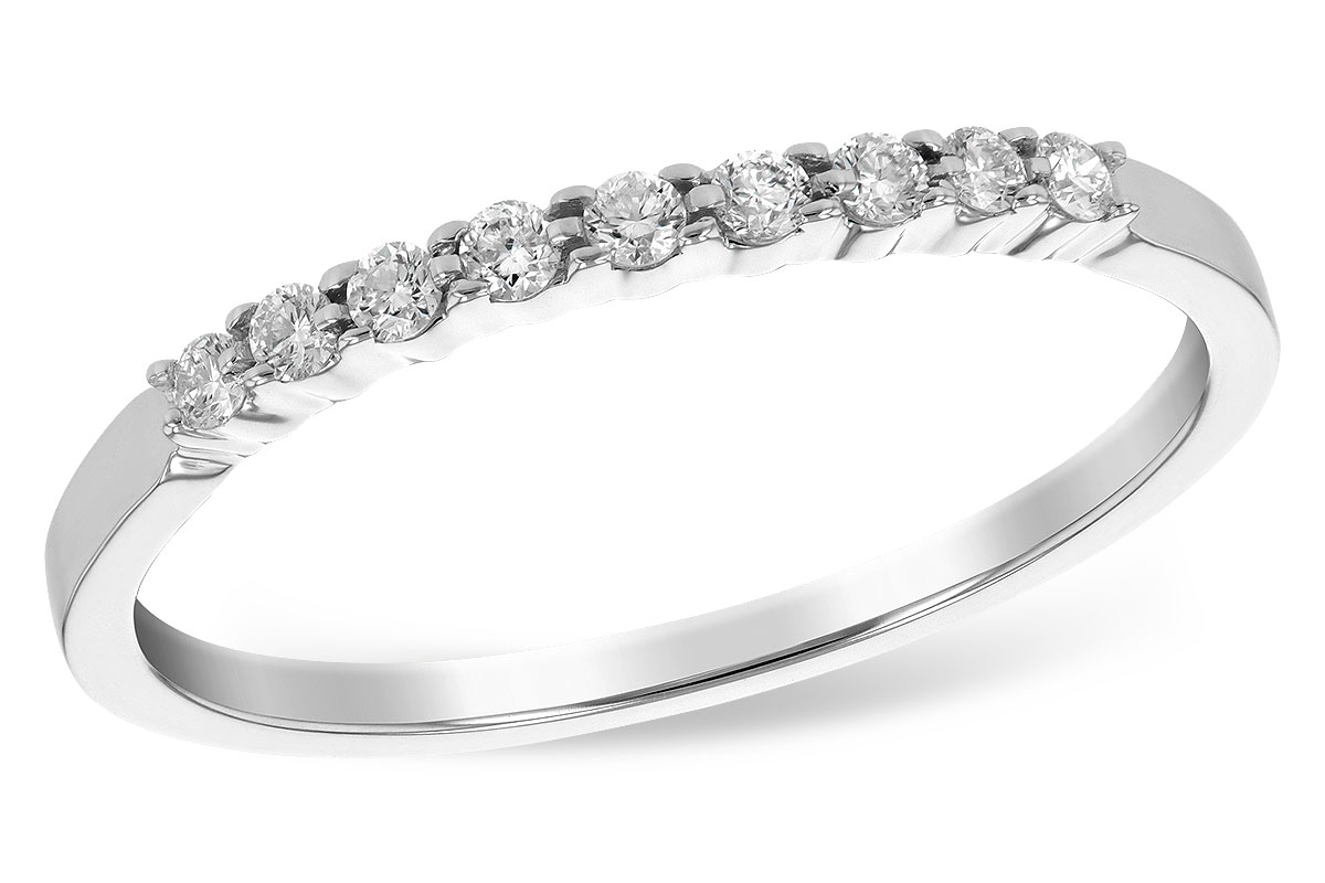 M225-68816: LDS WED RG .12 TW (9 STONES)