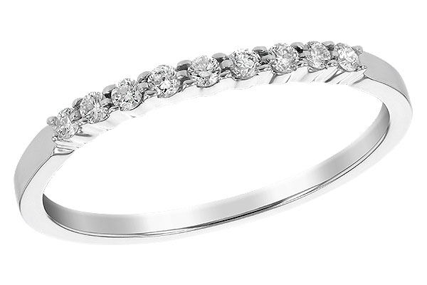 M225-68816: LDS WED RG .12 TW (9 STONES)