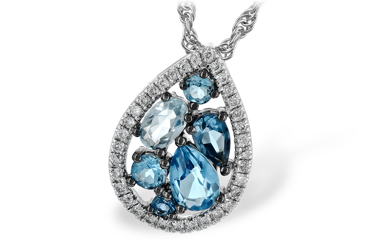 M225-70552: NECK 1.15 BLUE TOPAZ 1.30 TGW