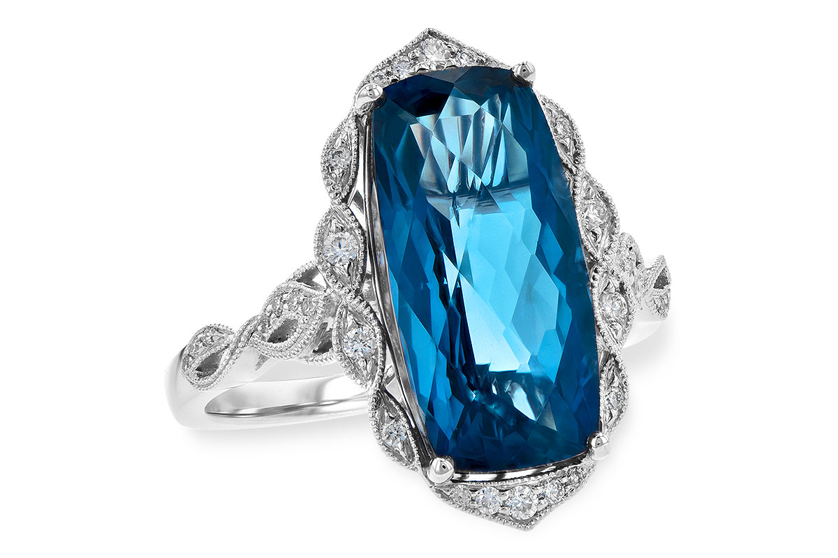 M226-56007: LDS RG 6.75 LONDON BLUE TOPAZ 6.90 TGW (16x8MM BT)