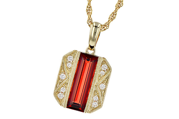 M309-32407: NECK 1.60 GARNET 1.67 TGW