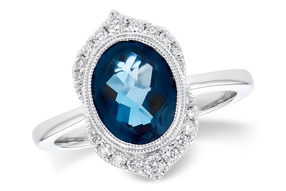 M309-35152: LDS RG 1.86 LONDON BLUE TOPAZ 2.00 TGW