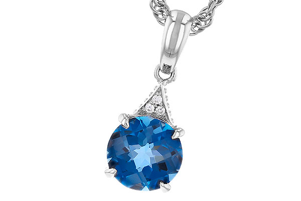 M310-23307: NECK 1.60 LONDON BLUE TOPAZ 1.61 TGW (7MM RD)