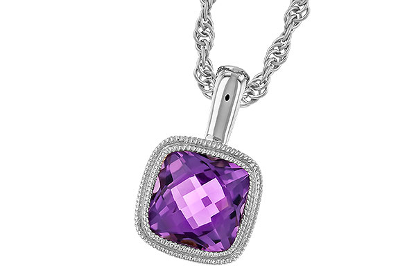 M310-25098: NECKLACE .82 AMETHYST