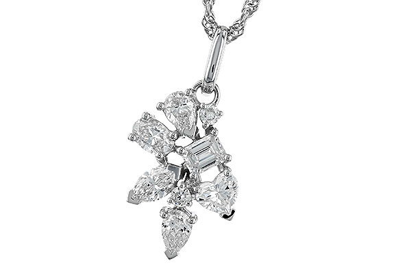 M310-25143: NECKLACE .90 TW FANCY CUT DIAS