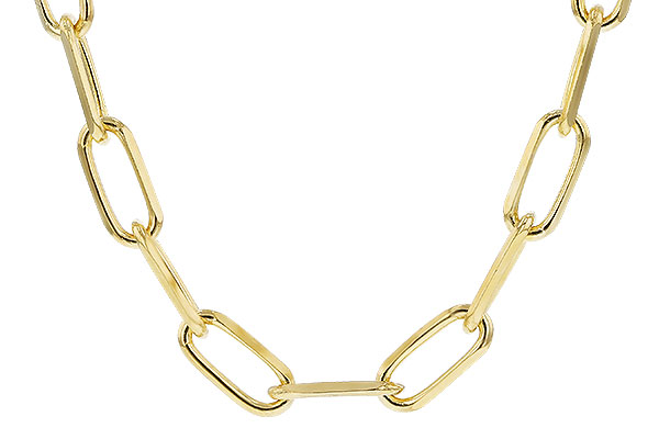 M311-09643: PAPERCLIP LG (16IN, 4.0MM, 14KT, LOBSTER CLASP)