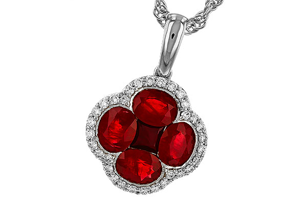 M311-11461: NECKLACE 1.72 RUBY 1.87 TGW