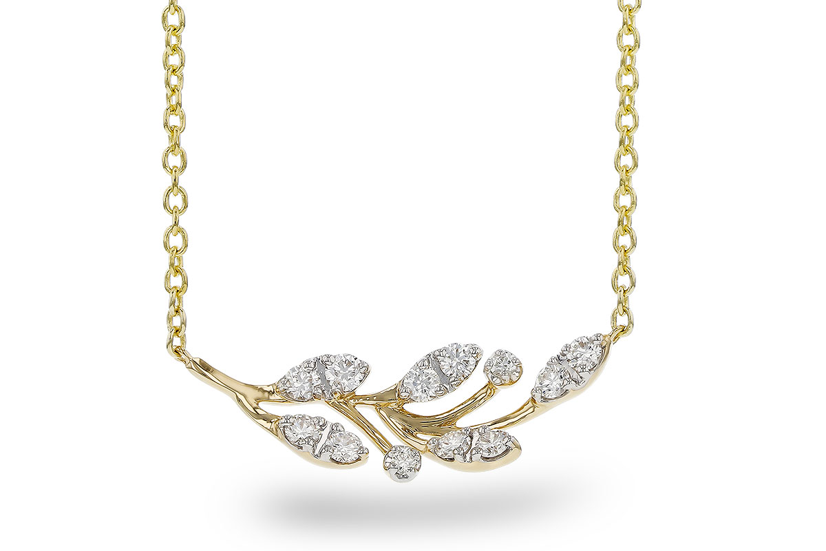 M311-12370: NECKLACE .32 TW (18")