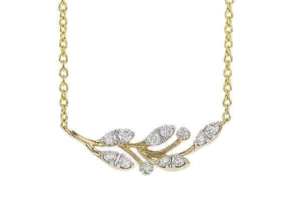 M311-12370: NECKLACE .32 TW (18")
