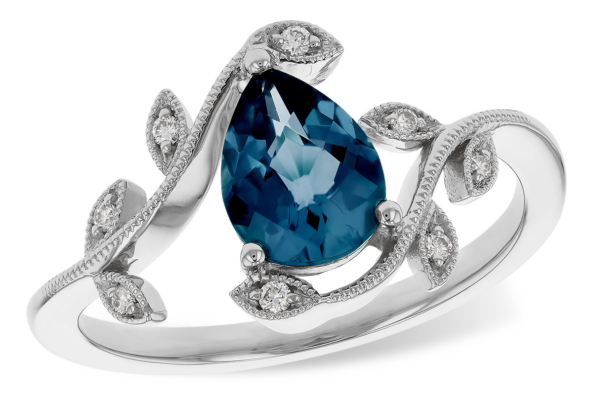 M311-13334: LDS RG 1.20 LONDON BLUE TOPAZ 1.26 TGW (8x6MM LBT)